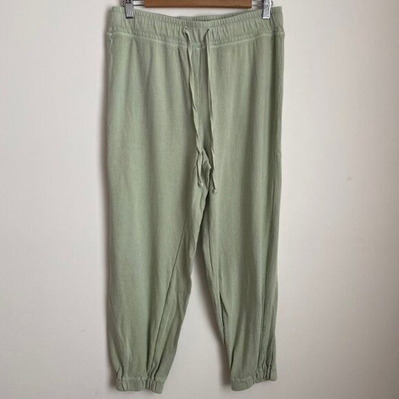 Wilt Pants - WILT Cropped Jogger Elastic Cuff Pant Size M